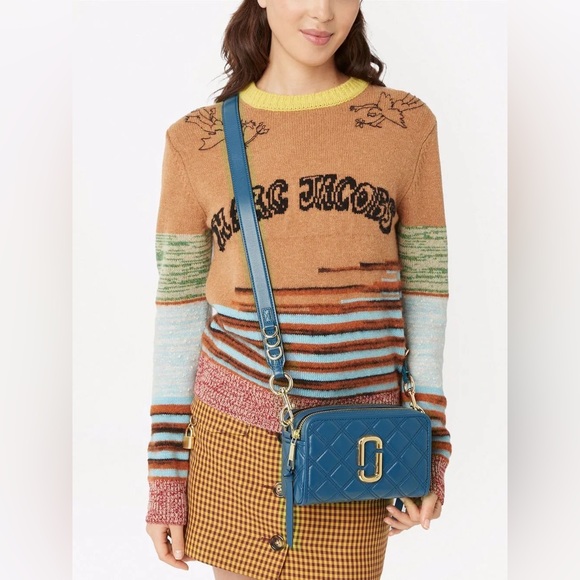 🔥🔥🔥NEW Marc Jacobs The Tattoo Crewneck Printed Wool Sweater - Picture 5 of 11